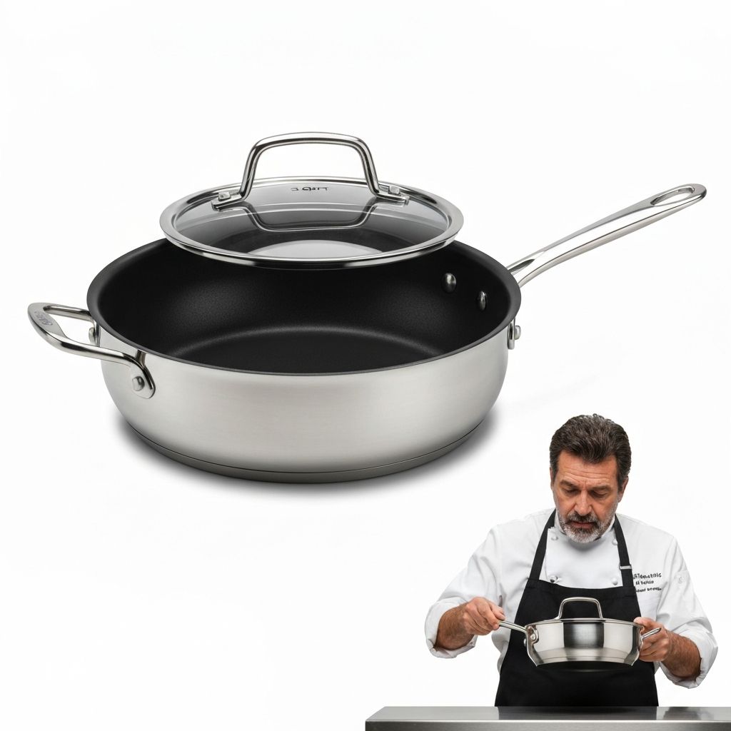 3 qt Stainless Sauce Pan