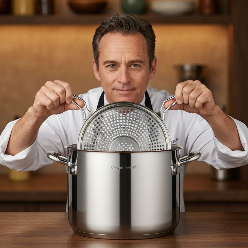 8 qt Stockpot with Pasta Insert