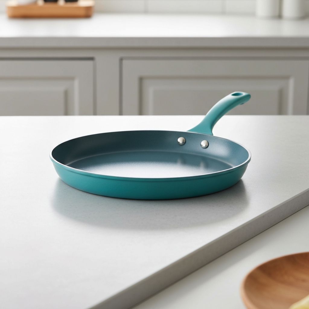 Stanley Tucci Crêpe Pan with low sides in Venetian Teal