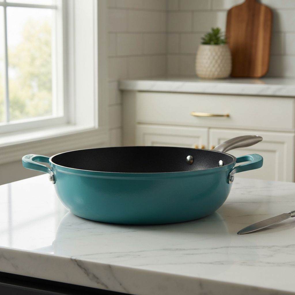The Stanley Pan 6.5 qt - Stanley Tucci Cookware in Venetian Teal