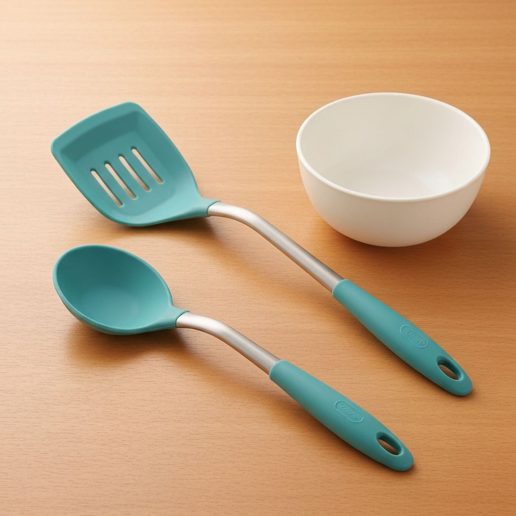 Turner & Ladle Set - Non-scratch utensils